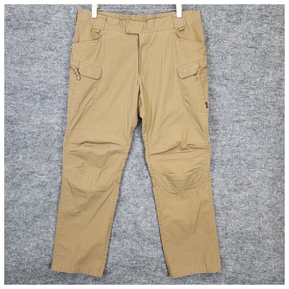 Helikon Tex UTP‎ Urban Tactical Pants Mens 3XL Brown Cargo Combat Elastic Waist